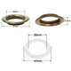 30mm Large Brass Eyelets with Washers (Pack of 10)